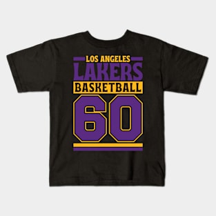 Los Angeles Lakers 1960 Basketball Limited Edition Kids T-Shirt